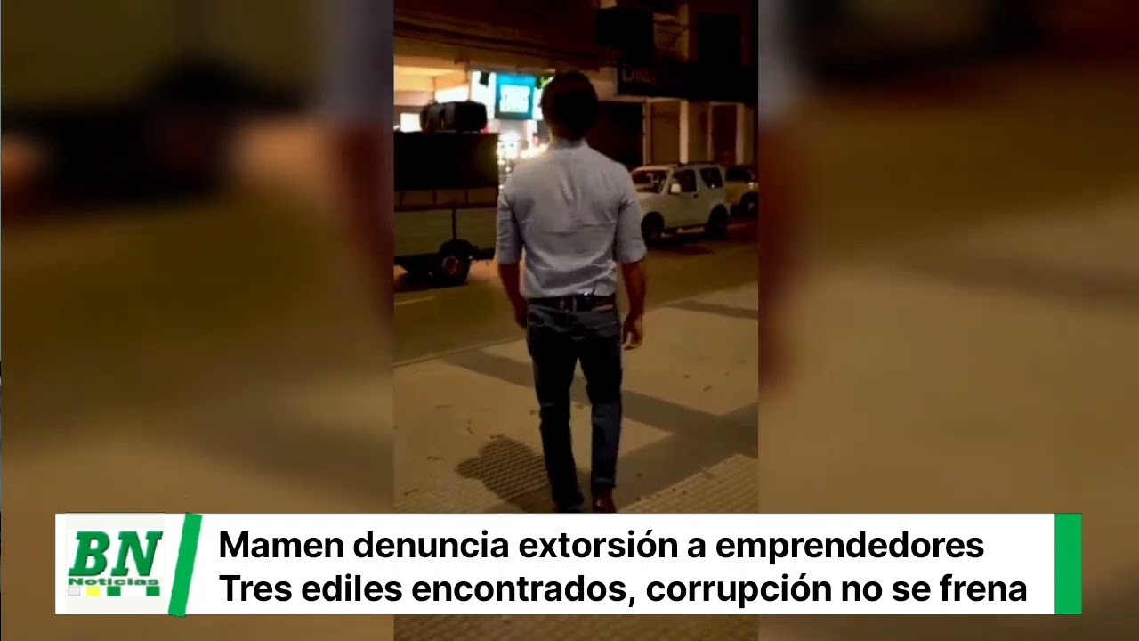 Mamen denuncia a tres funcionarios ediles por extorsión con licencia de funcionamiento