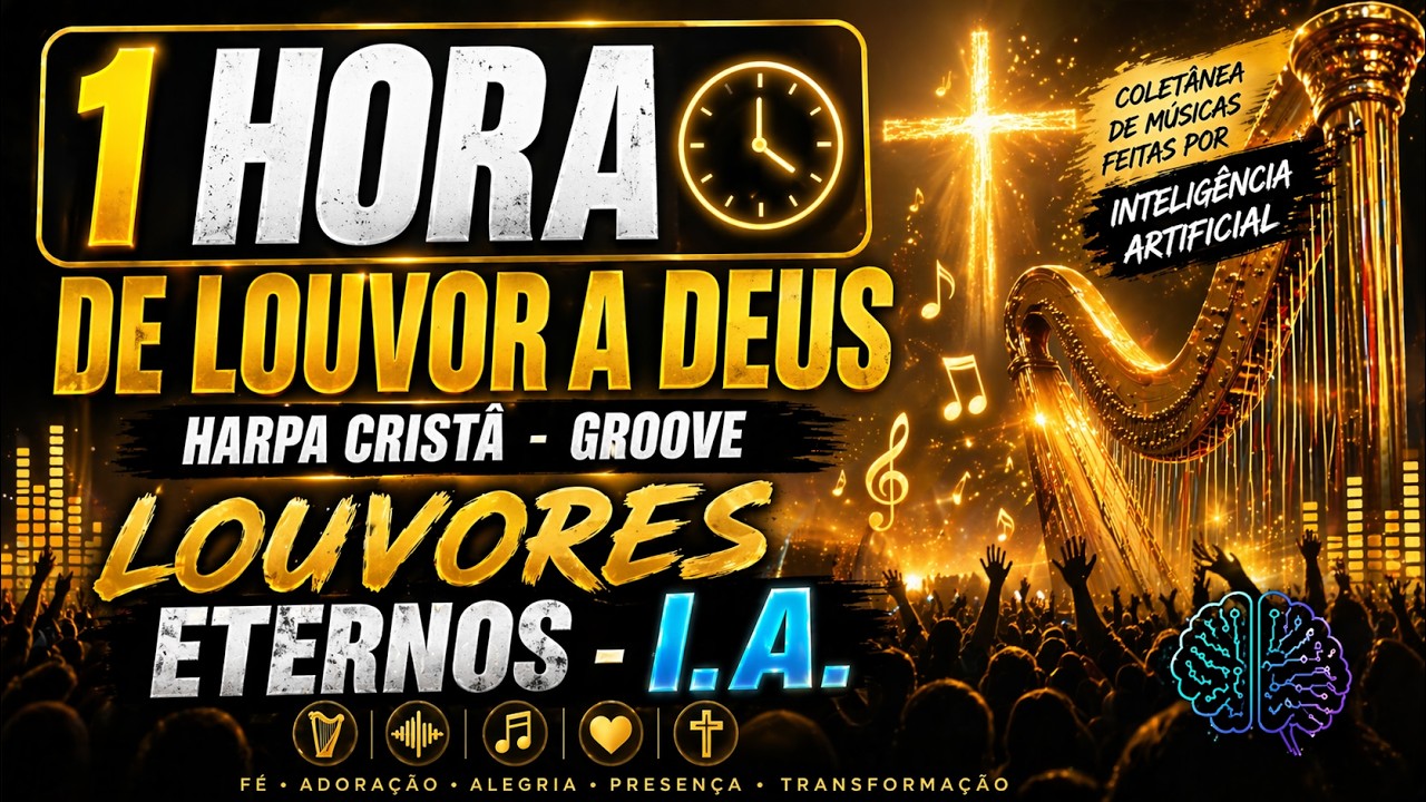 1  hora de louvor com hinos da Harpa Cristâ / Groove soul gospel vol.  1   #groovewithme