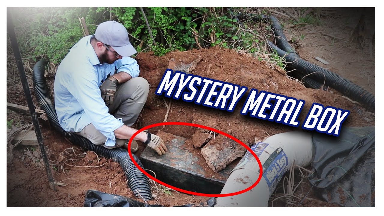 I discover a metal mystery box buried in my yard: