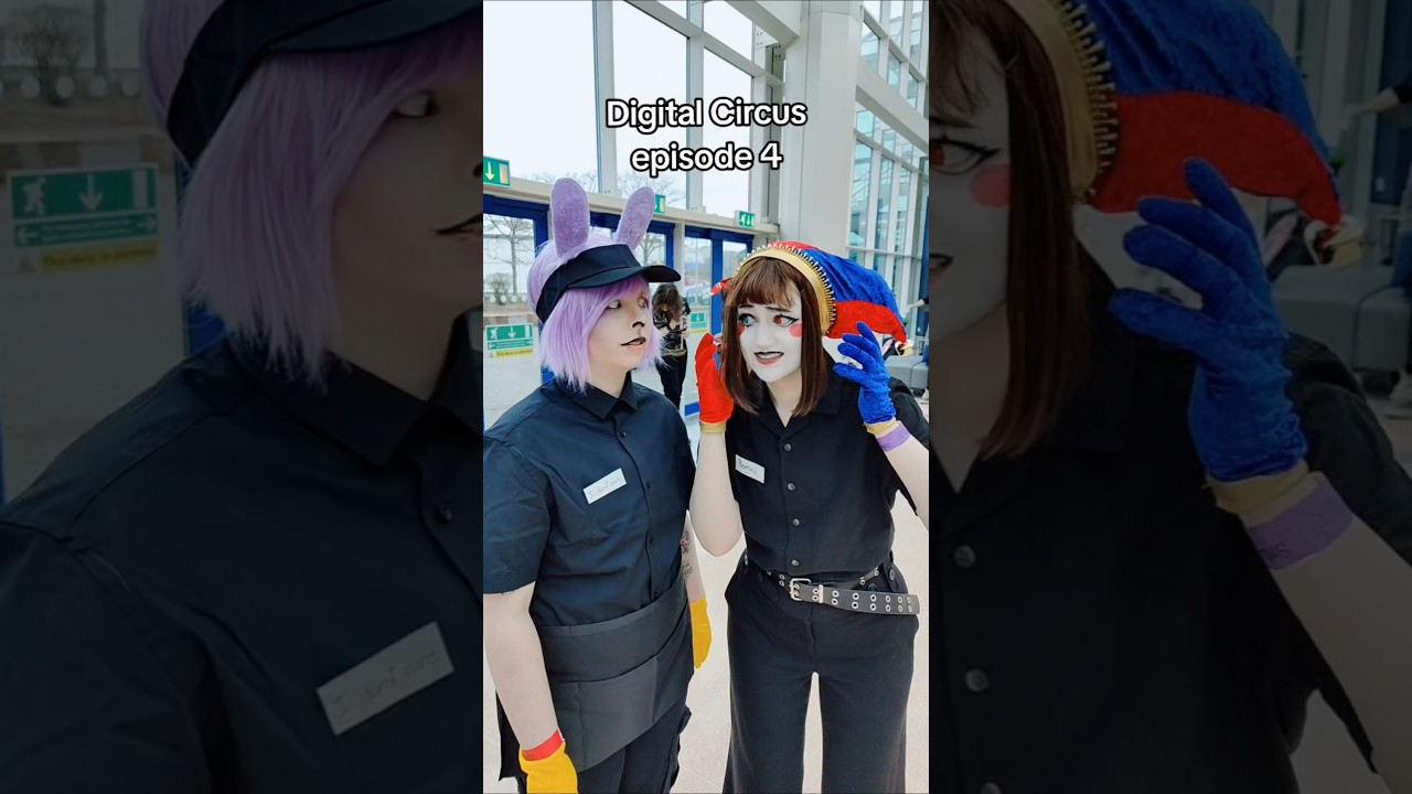 @sol.cosplays @ninbeaa #tadc #theamazingdigitalcircus #pomni #jax #gangle #cosplay #comiccon