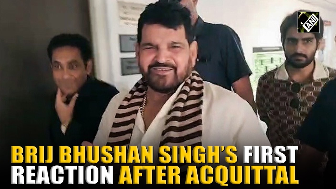 BIG BREAKING! Brij Bhushan Singh first reaction after acquittal in Women Wrestlers' harassment case