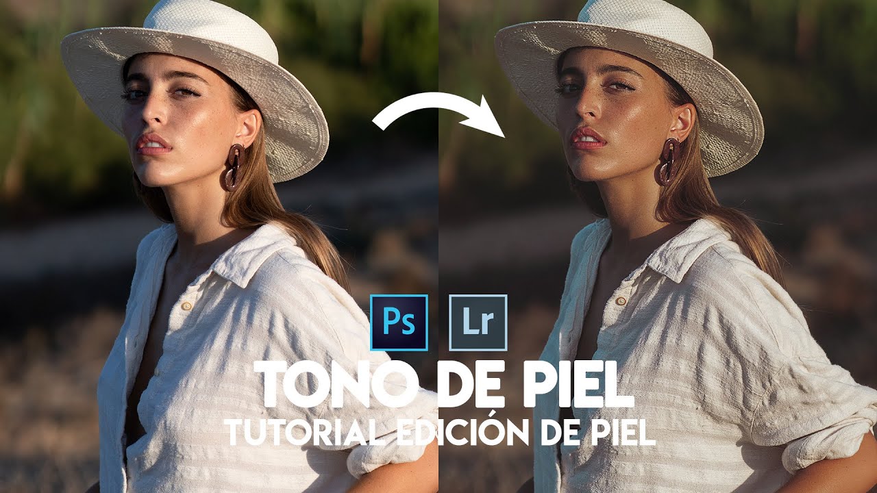 TUTORIAL PIEL PERFECTA 2: TONO de PIEL con LIGHTROOM y PHOTOSHOP de FORMA SENCILLA ✅