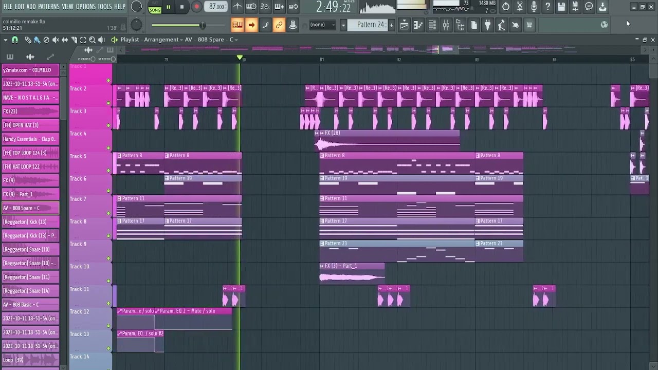 Tainy, J Balvin, Young Miko, Jowell & Randy - COLMILLO (FL Studio Remake)