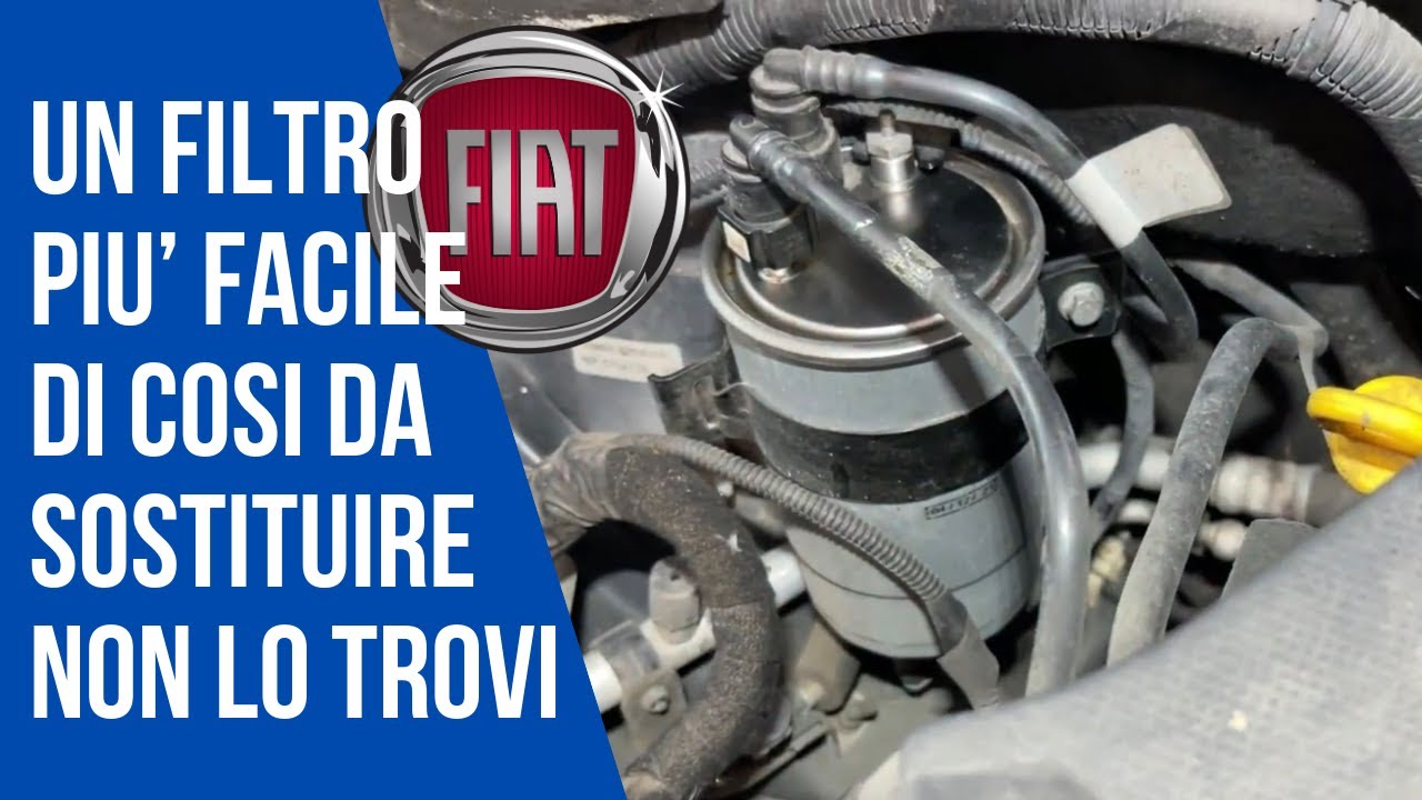 Sostituzione filtro gasolio 1.3 mjt