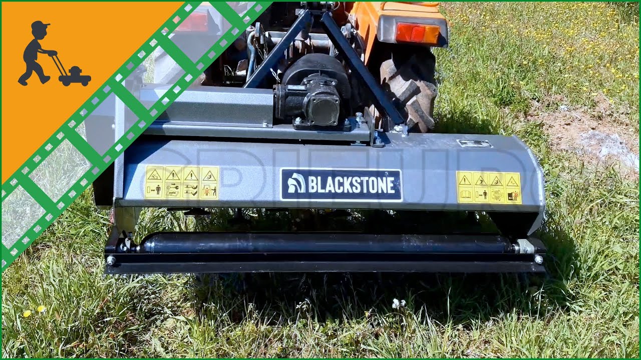 Prima prova del nuovo Trinciaerba per trattore serie leggera con attacco fisso Blackstone BL 120