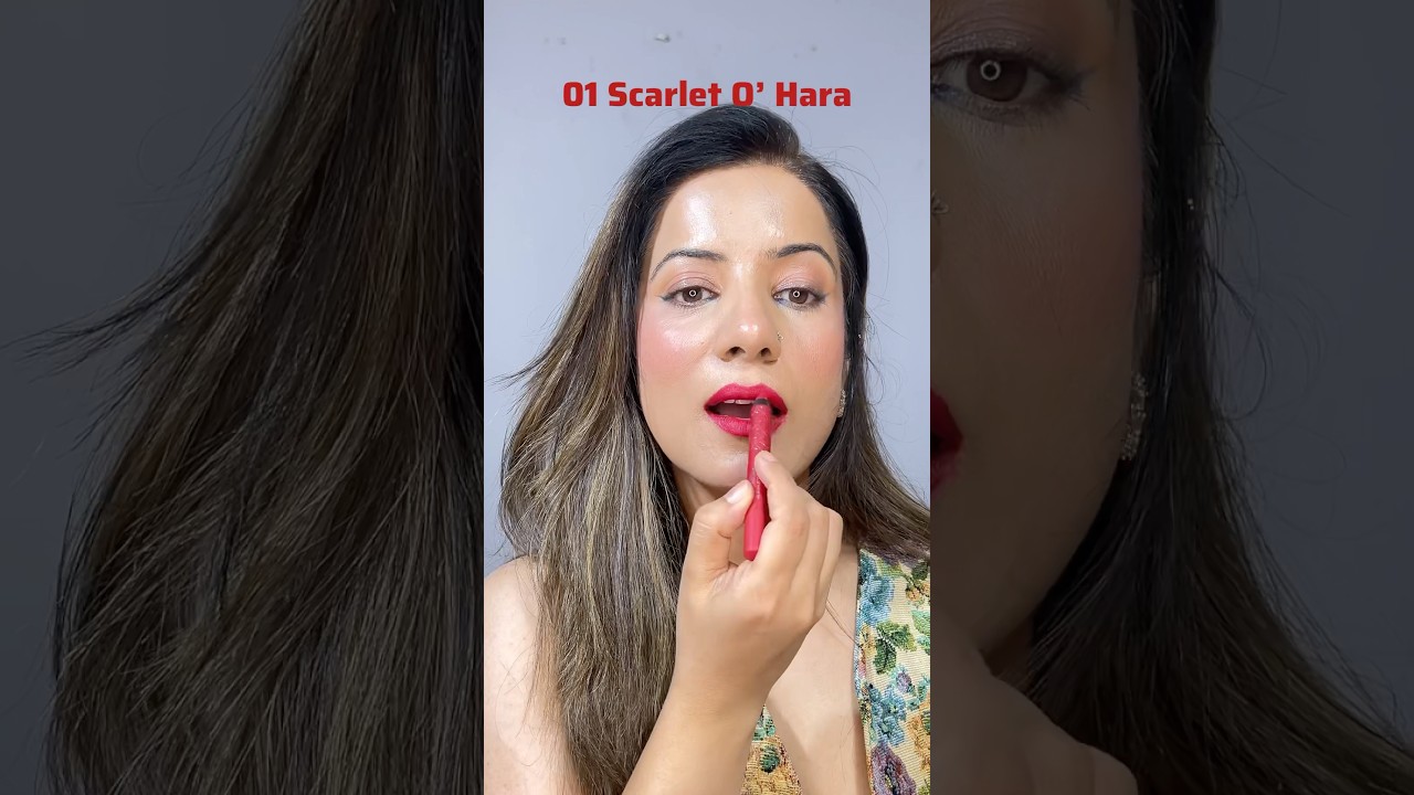 Lip crayon swatches from 