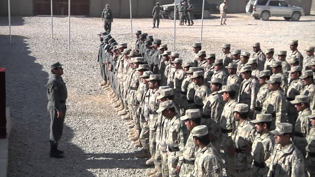 Afghan Border Police Train the Trainers Graduation