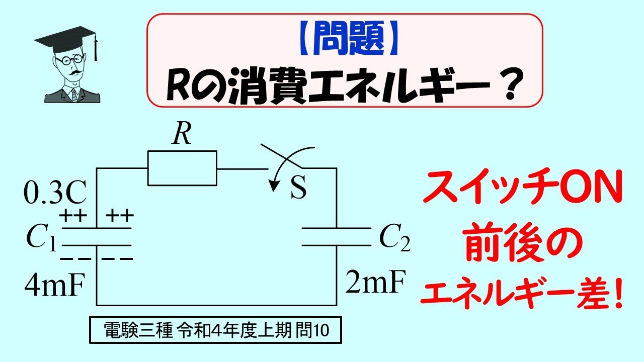 (8)【演習】２個のコンデンサの電気エネルギー 260112