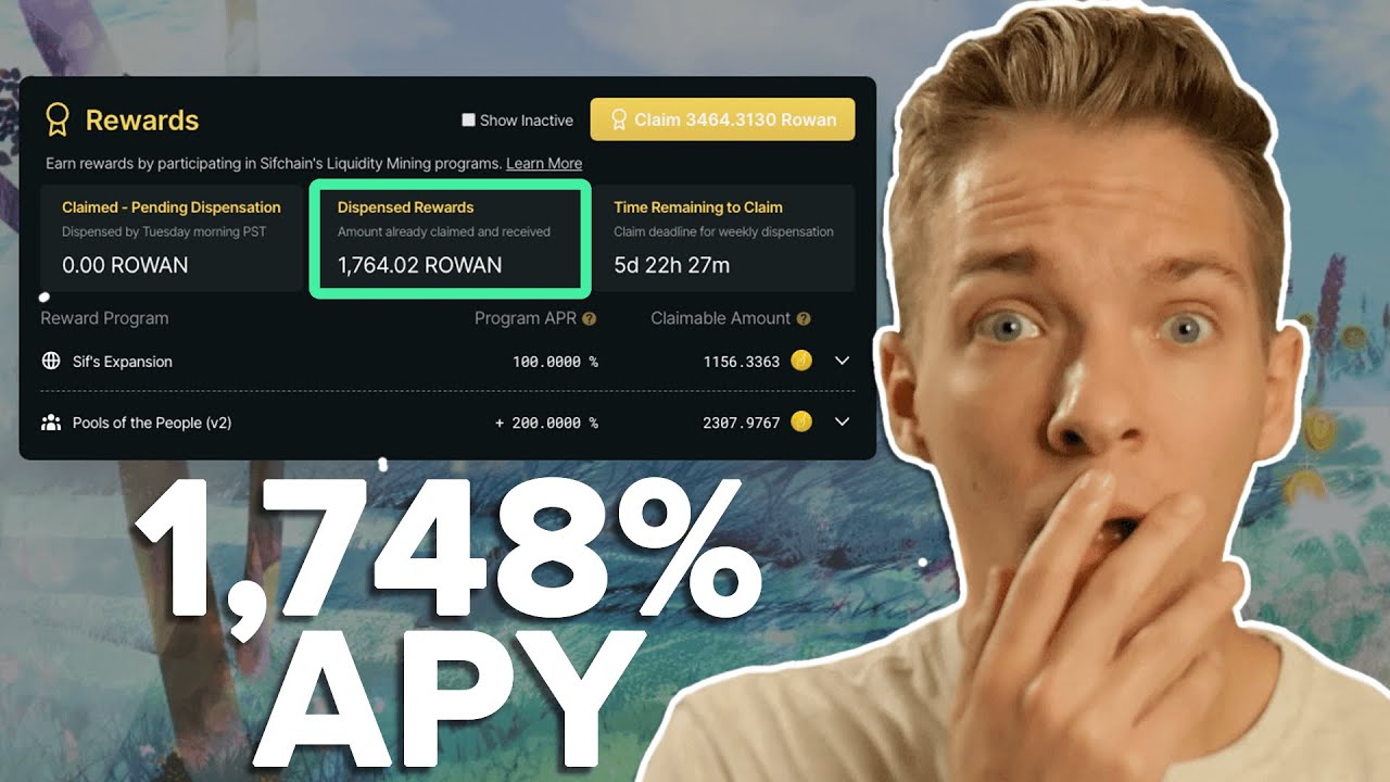 The Sifchain DEX Pays Out HUGE Weekly Income (DeFi Liquidity Mining)