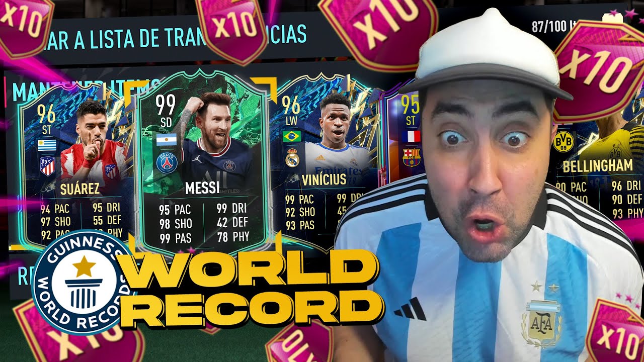 ME TOCA MESSI 99 EN MI SOBRE de 10 FUTTIES | FIFA 22