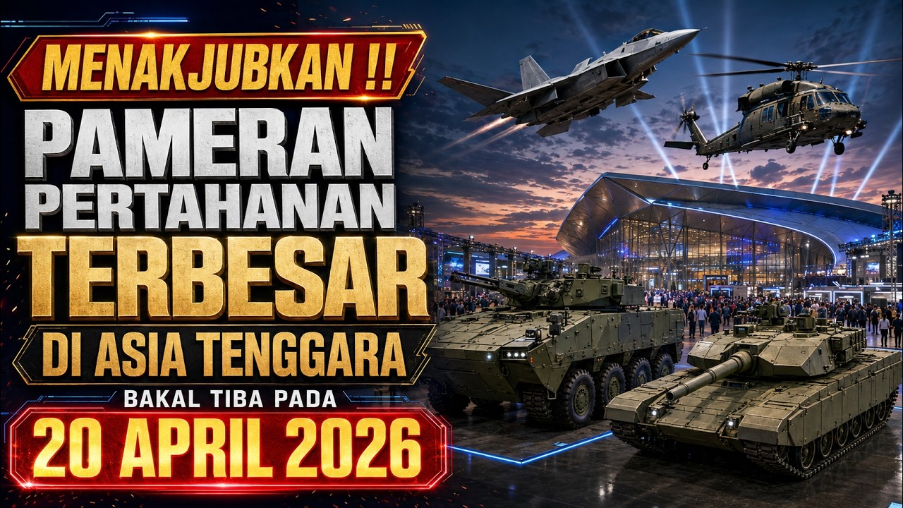 MENAKJUBKAN !! PAMERAN PERTAHANAN TERBESAR DI ASIA TENGGARA BAKAL TIBA PADA  20 APRIL 2026