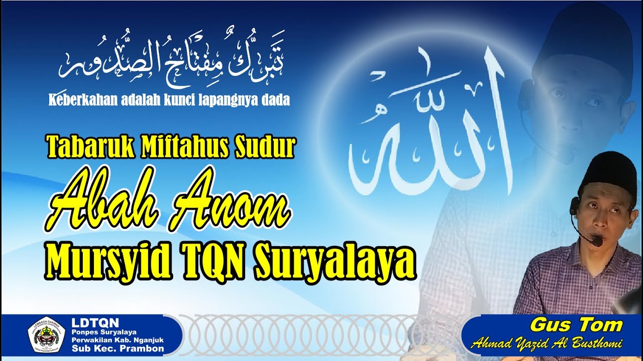 Tabarukan Kitab Miftahussudur Karya ABAH ANOM