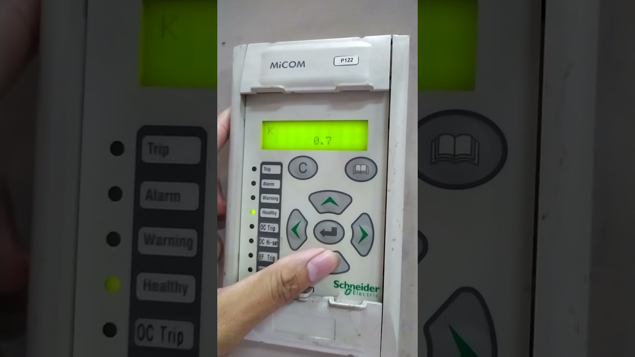 cara setting Micom P122 test relay dan fungsinya