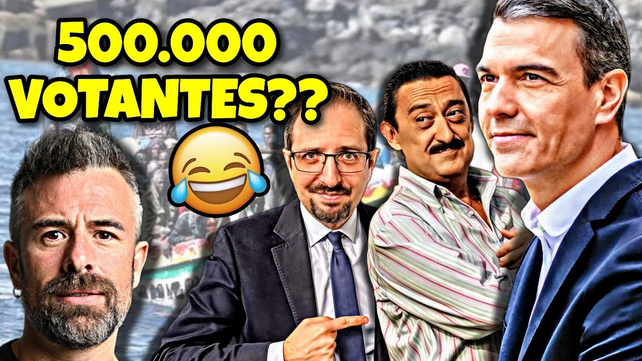 Pedro SÁNCHEZ regularizará a 500.000 inmigrantes, y tu CUÑADO tiene MIEDO