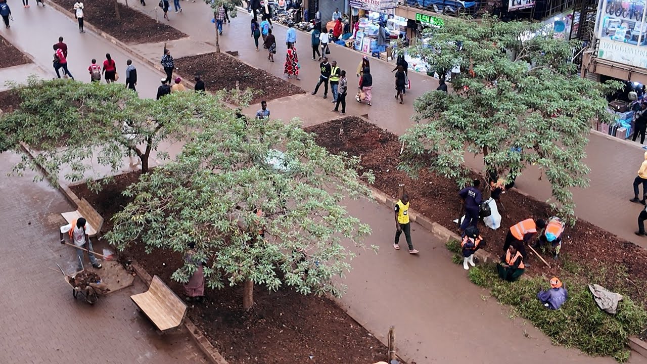 Walking Through The New Streets Of Kampala with No Vendors