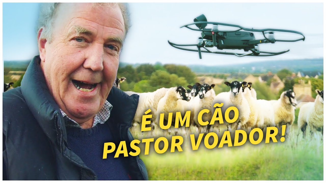 Jeremy Clarkson usa drone como cão pastor | Clarkson's Farm | Prime Video Portugal