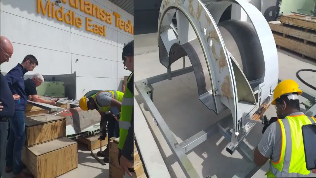 CRYONOMIC Dry Ice Cleaning airplane parts