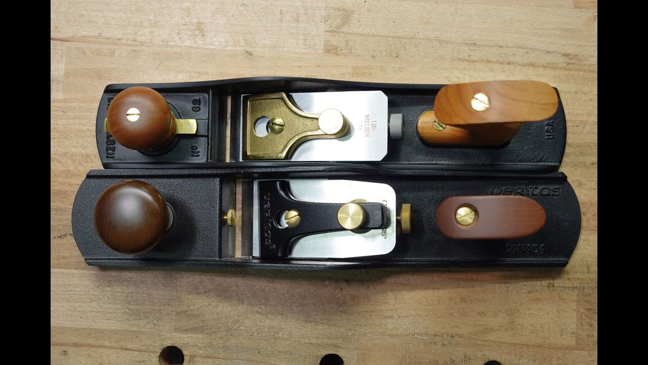 IT'S PREFERENCE! Lie Nielsen No 62 vs Veritas Low Angle Jack Plane -Review & Side by Side Comparison