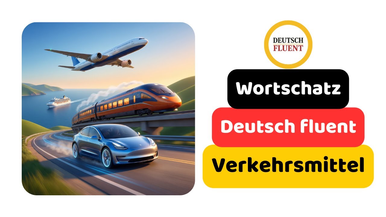 Verkehrsmittel | Deutsch Lernen | Learn German | Transportation & Vehicles | Easy German A1