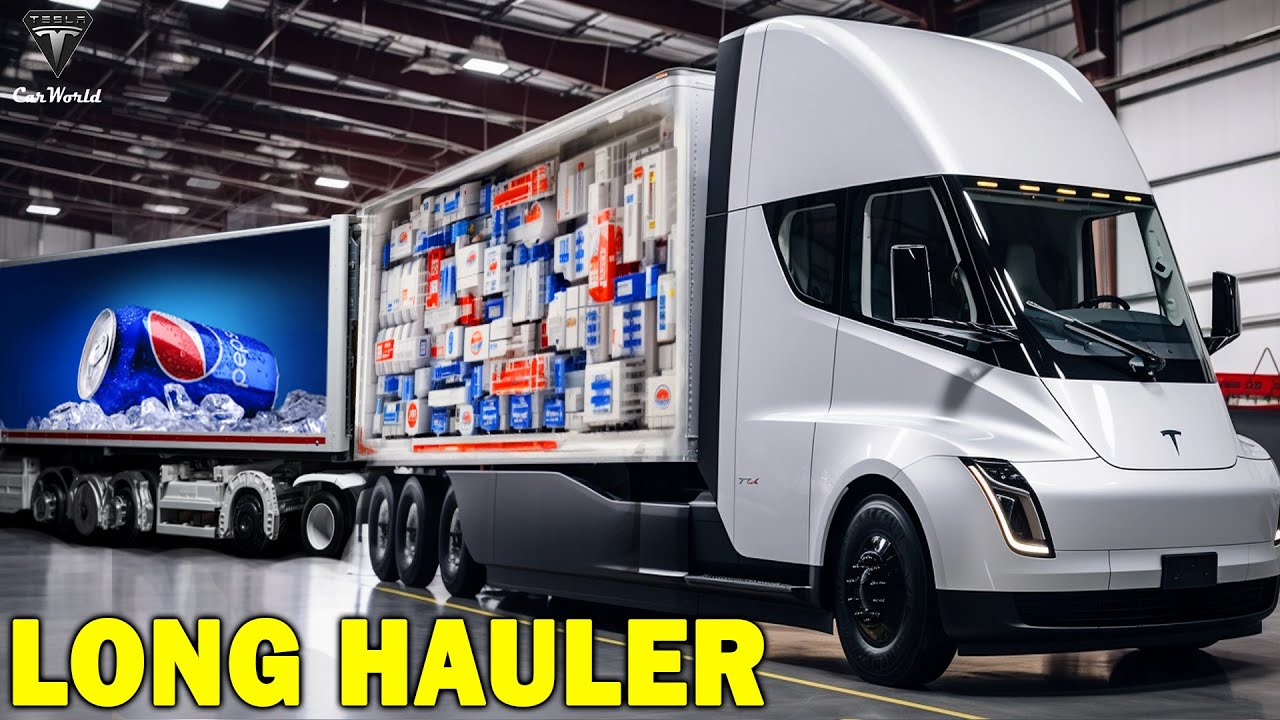 Elon Musk Exposed Tesla Semi 82,000lb Version, 1000V Architecture and Full charged in 20 mins (MIX)