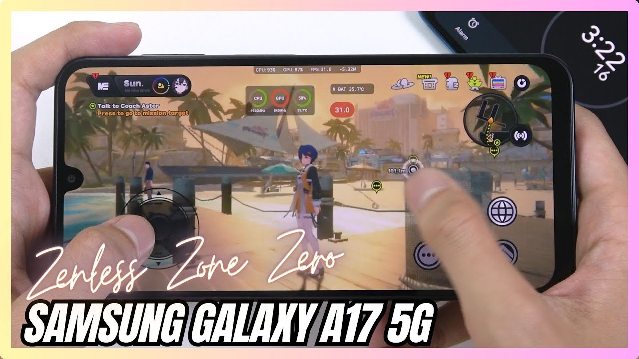 Samsung Galaxy A17 5G Zenless Zone Zero Gaming test | Exynos 1330, 90Hz Display