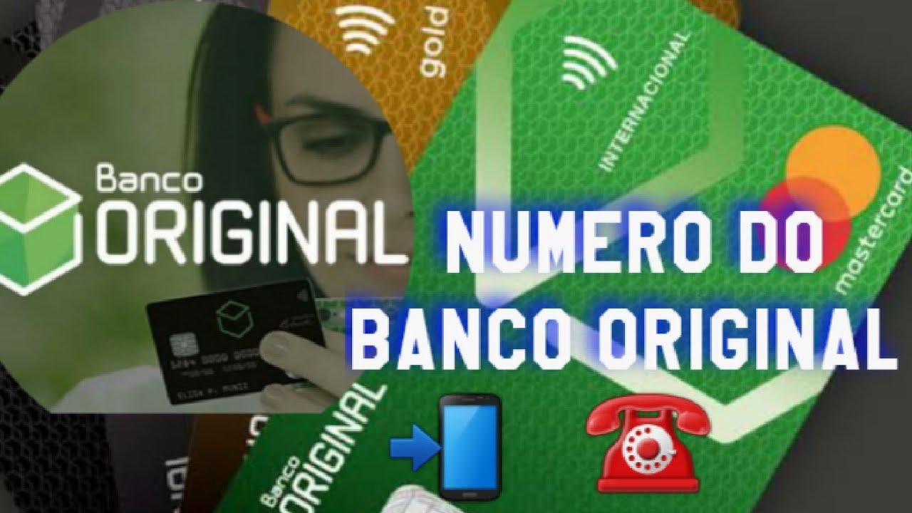 n&uacute;meros de telefone do Banco original