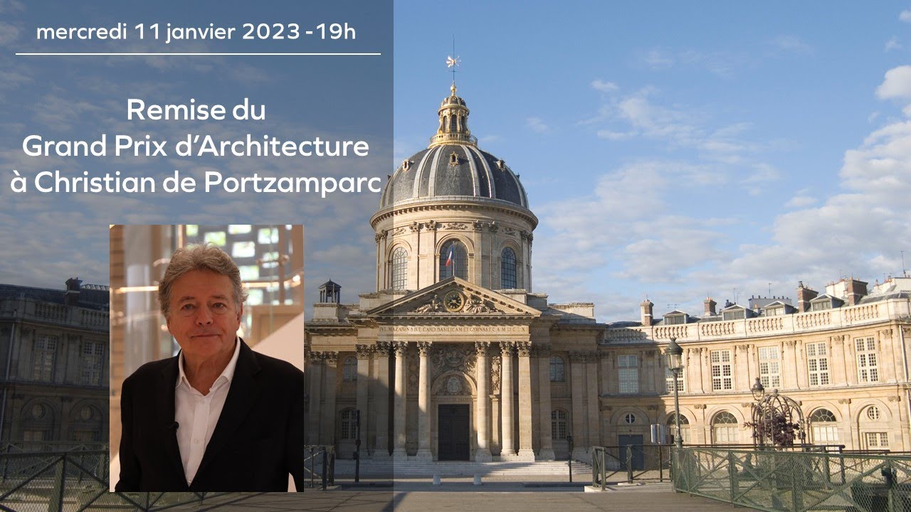 Remise du Grand Prix d'Architecture à Christian de Portzamparc
