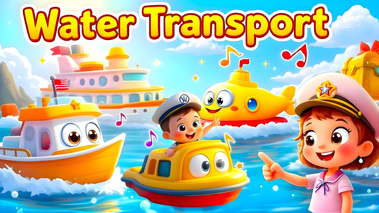 Learn Water Transport Song &ndash; Fun & Educational Video for Children & Toddlers