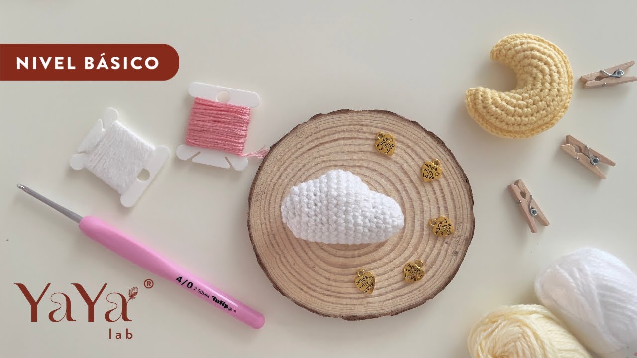 Aprende a tejer una nube Amigurumi paso a paso