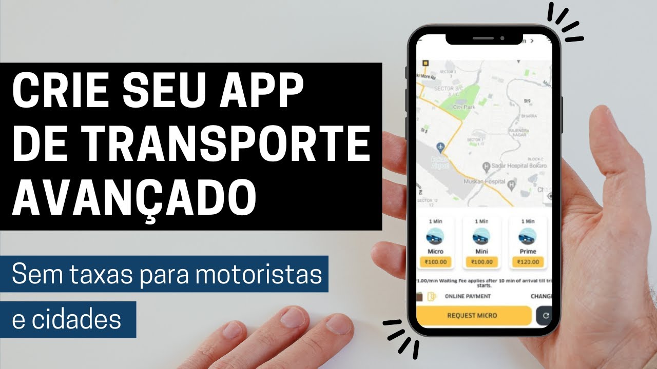 Apresentação App Mobilidade Urbana Premium 3.0 - Tipo Uber - Mestre dos Apps