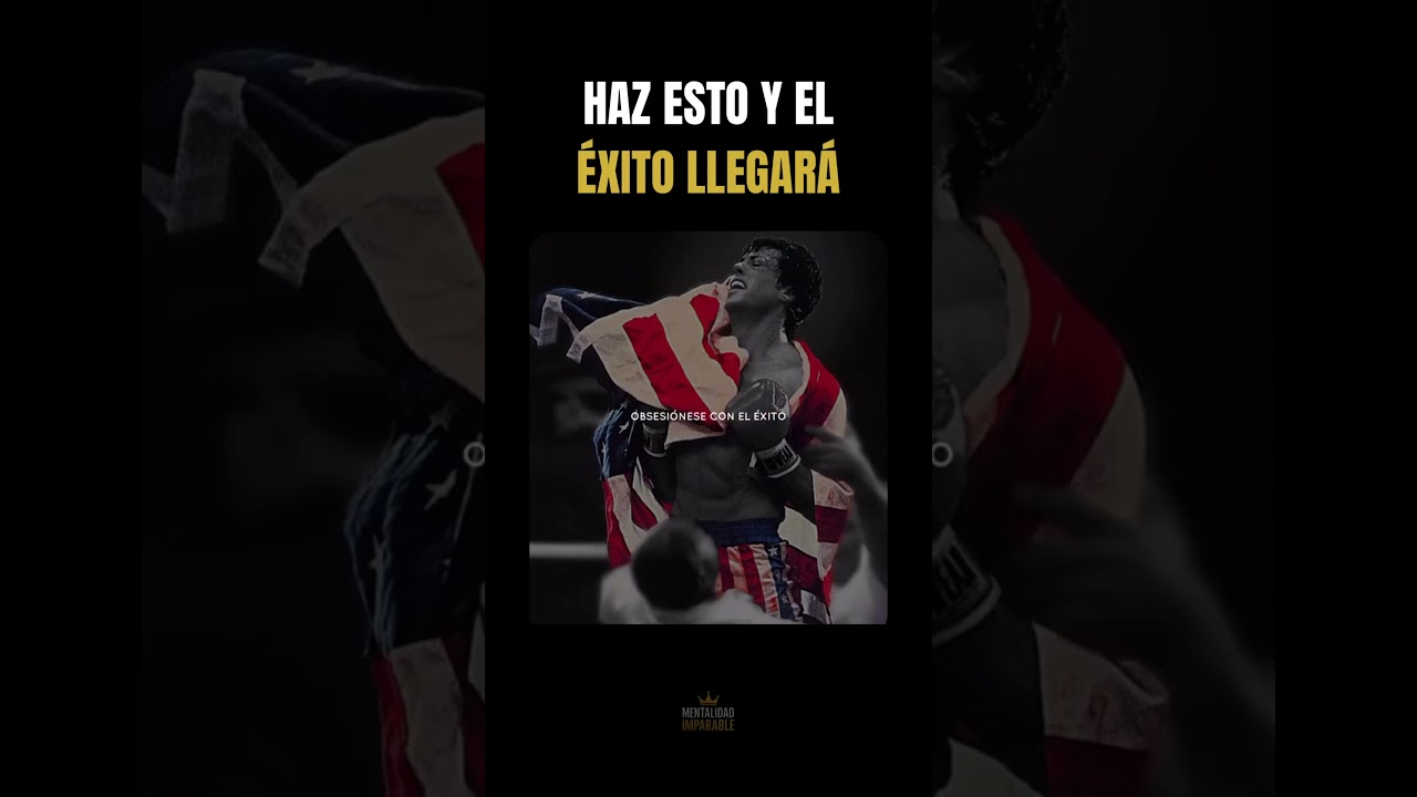 As&iacute; se consigue el &eacute;xito #mentalidadimparable #mindsetdeoro #motivacion #cambiatuvida #exito