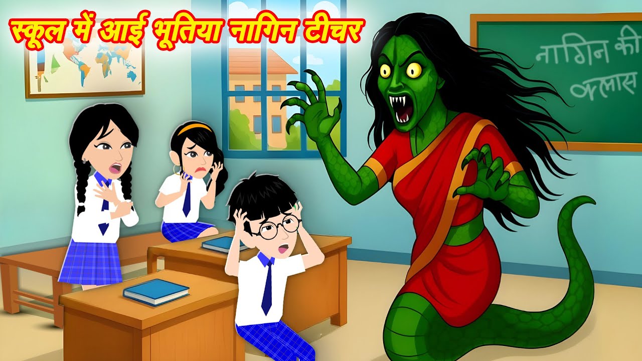 भूतिया नागिन टीचर Ghostly Serpent Teacher | Horror Stories | Chudail Ki Kahaniya | Bhootiya Kahani
