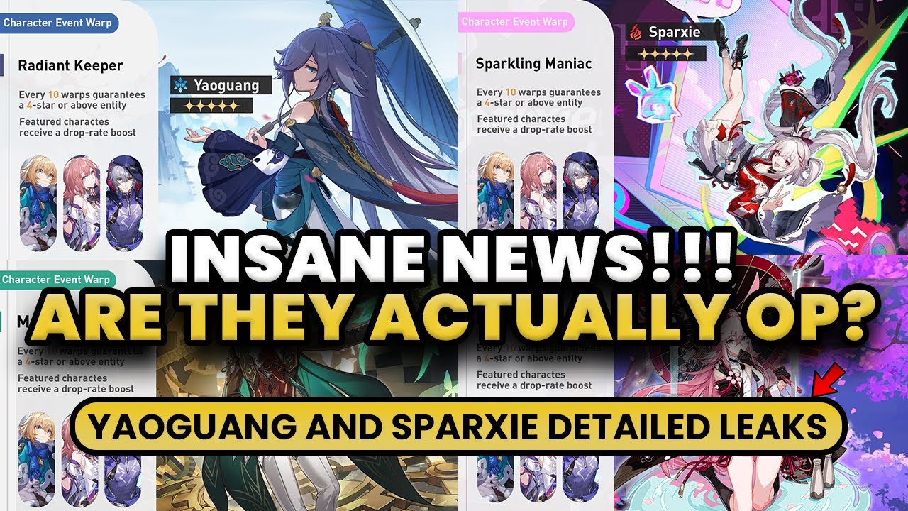 ЭТО ПРОСТО БЕЗУМИЕ?! | УТЕЧКИ ОТ SPARXIE И YAOGUANG, СИНЕРГИЯ И ПОДРОБНАЯ ИНФОРМАЦИЯ - УТЕЧКИ HSR...