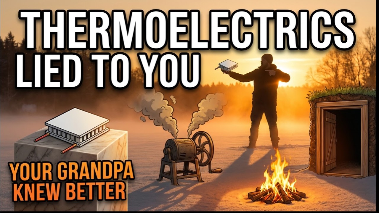 Thermoelectrics vs Survival: Why Your Grandpa's Methods Still Win