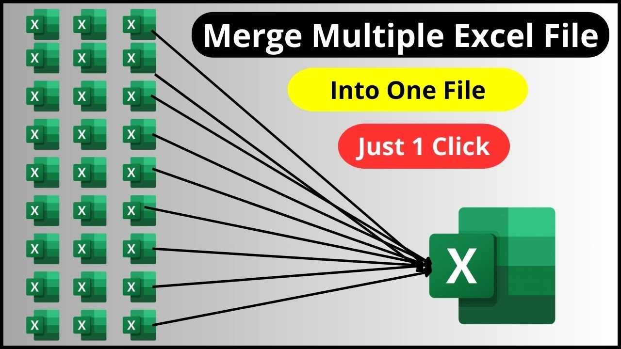 Merge Multiple Excel Files into One File in Excel | Combine Multiple Excel Files into one Excel File