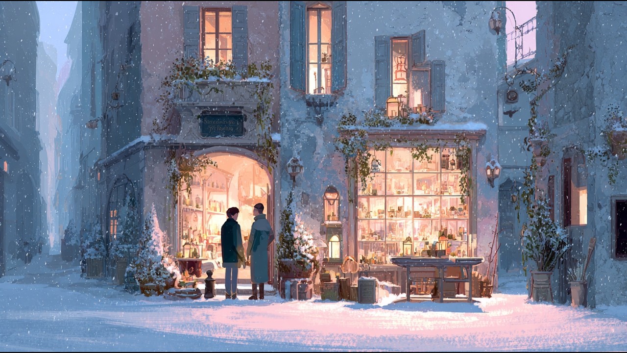 Snowy 1940s Jazz Night ❄️ Cozy Swing Classic & Vintage Winter Music for Relaxing