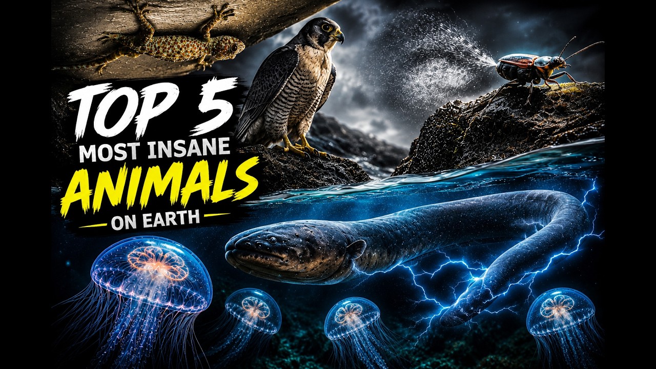 These Animals Have REAL Superpowers 😳#topfivetier #wildlife #top5 #animals #viral #facts #nature #fy
