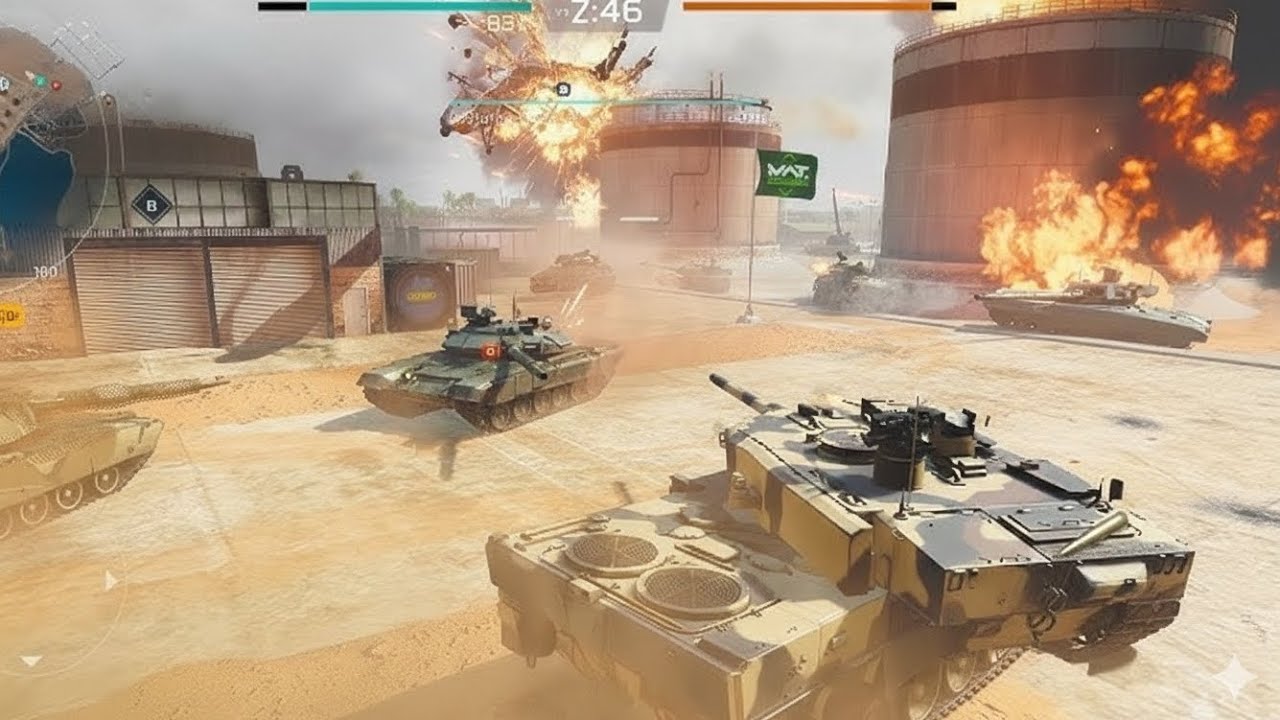Tank Battles Global Launch Gameplay Part 3 (iOS/Android) | Epic Tank War 🔥