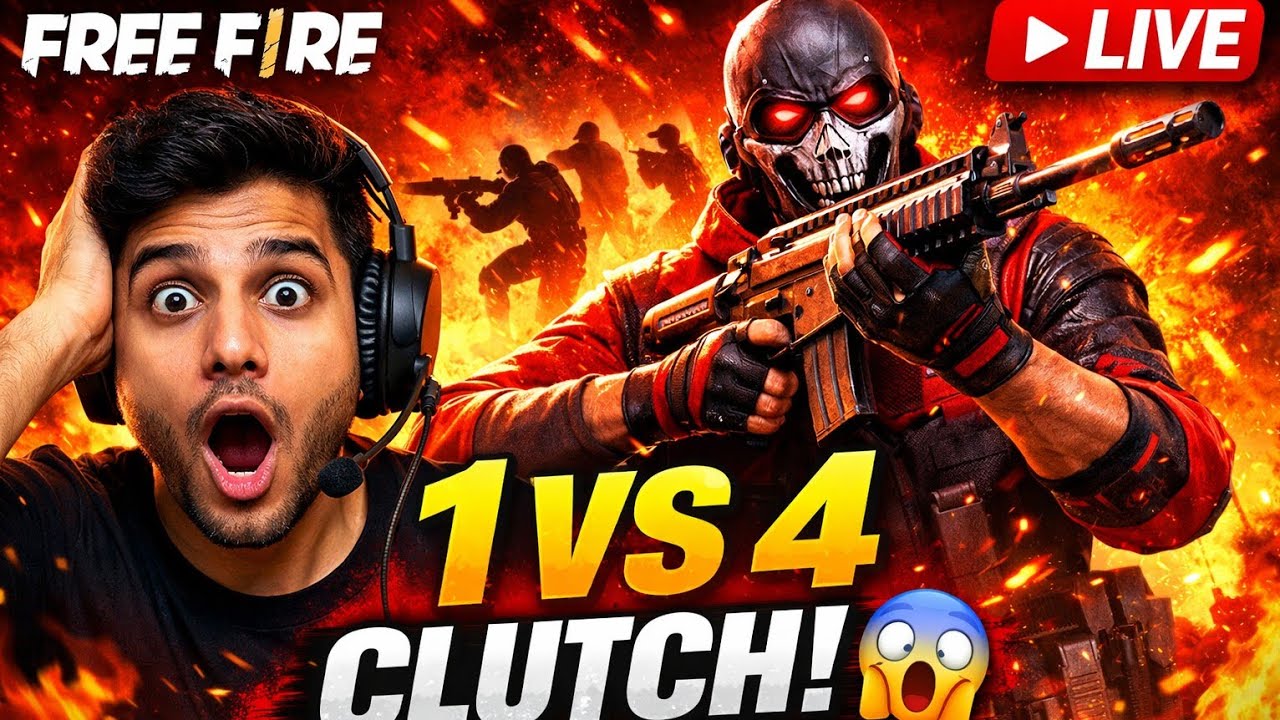 FREE FIRE 🔴 LIVE | Full Rush Gameplay 😈 | Custom Room + Subscribers Ke Saath 🔥