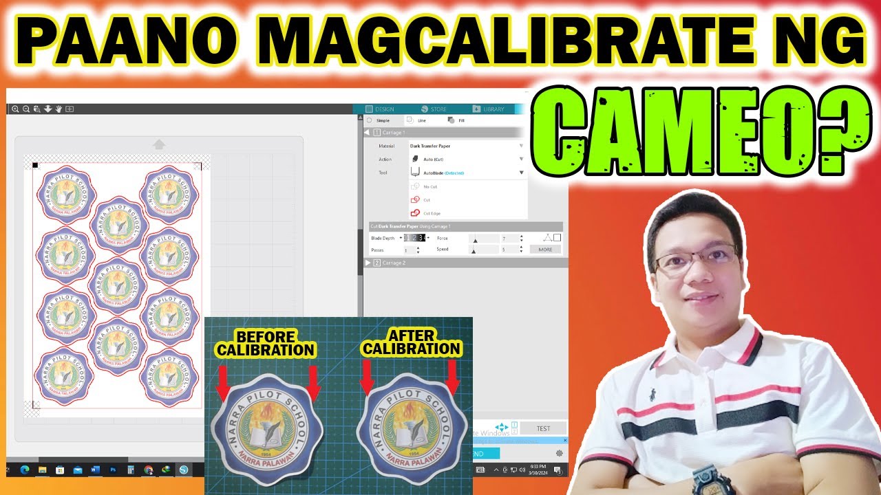 Paano mag calibrate ng cameo?