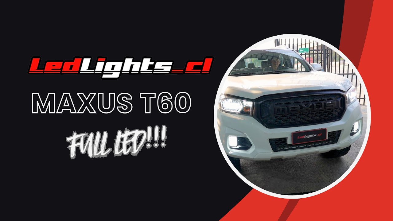 Maxus T60 2020 | Instalación luces LED