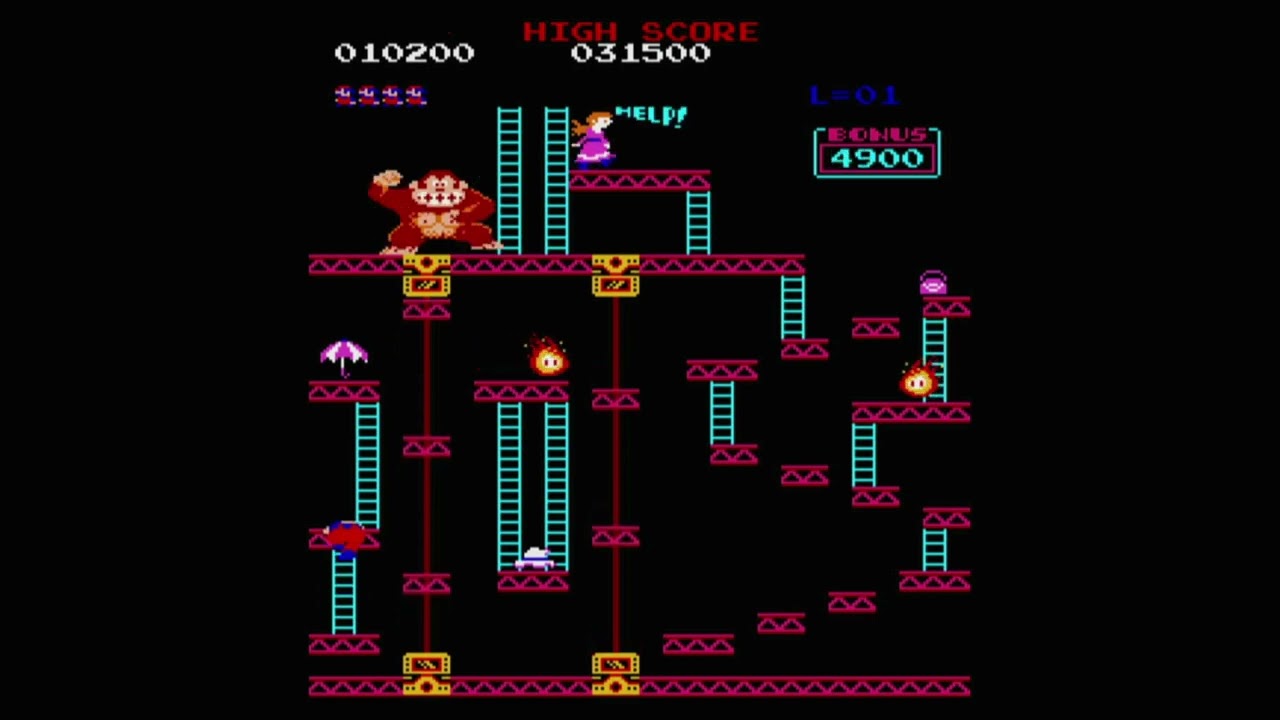 Donkey Kong (1981) Arcade Archives Switch Full Gameplay