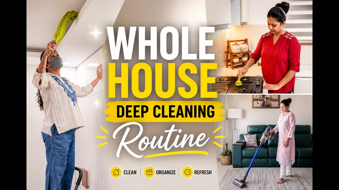 Deep Cleaning My Entire Home | 6 Month Reset for a Clean & Organized House