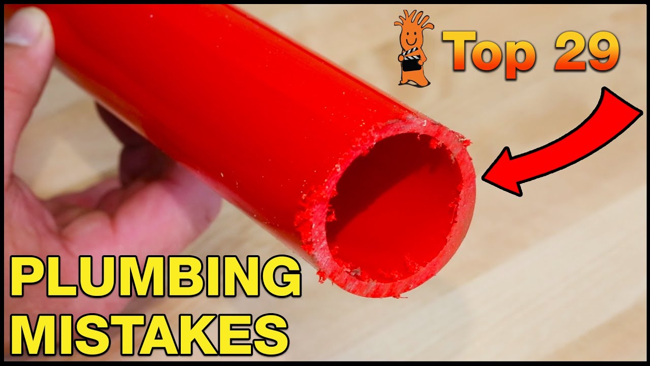 If you don't fix these plumbing issues now, you'll hate yourself later! Top 29 Plumbing Mistakes.