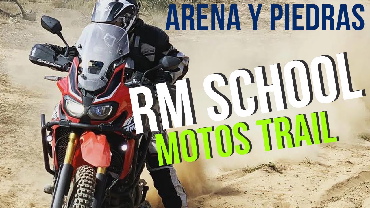 T&eacute;cnicas con Moto Trail en Arena y Piedras