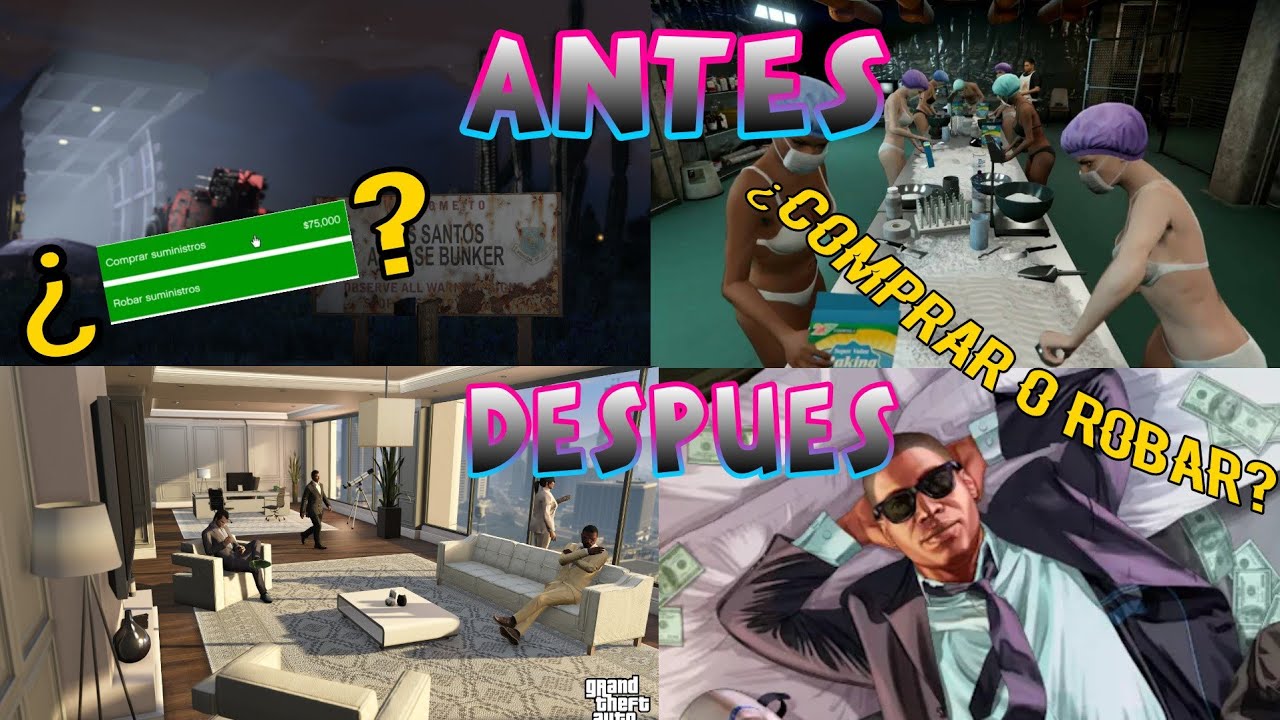 GTA 5 ONLINE | ¿QUE ES MEJOR COMPRAR O  ROBAR SUMINISTROS?