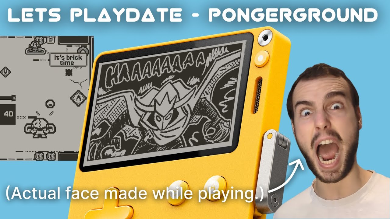 This Playdate Game was INTENSE! - Pongerground - Let's Playdate