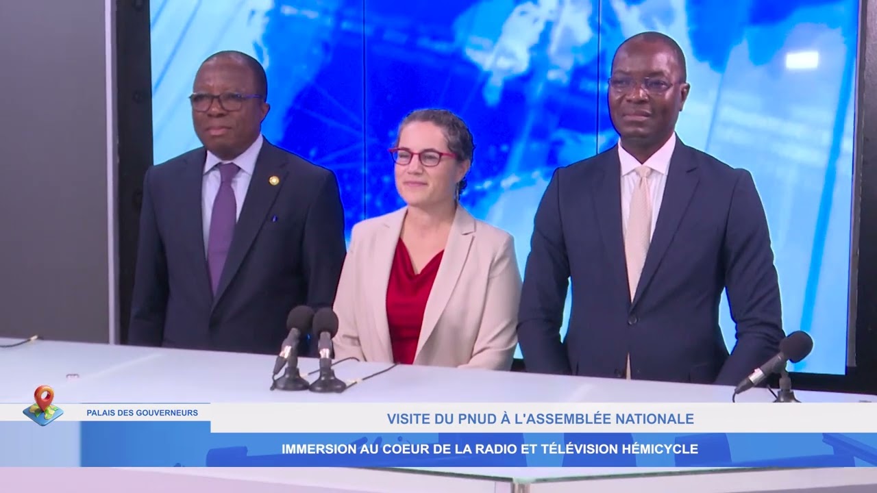 VISITE DU PNUD À L'ASSEMBLÉE NATIONALE: IMMERSION AU COEUR DE LA RADIO ET TÉLÉVISION HÉMICYCLE