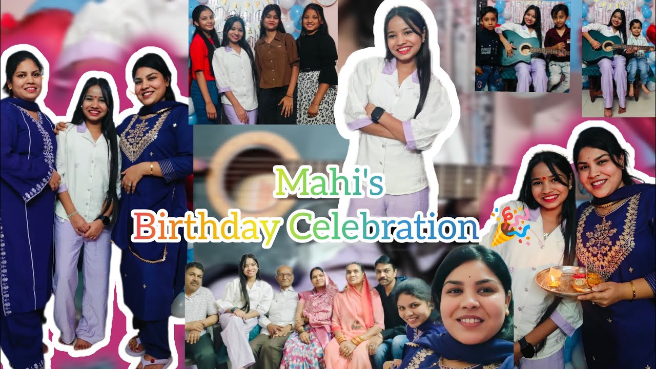 Vlog:- #28 Celebrating Mahi’s Special Day at Home 💖🎈 | Birthday Vlog