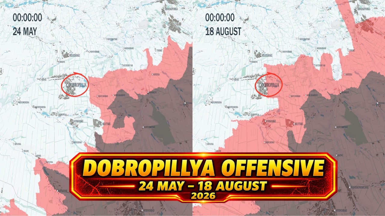 Russo-Ukrainian War : Dobropillya Offensive Frontline Update &ndash; Day by Day [MAY 24 - AUGUST 18 2026]